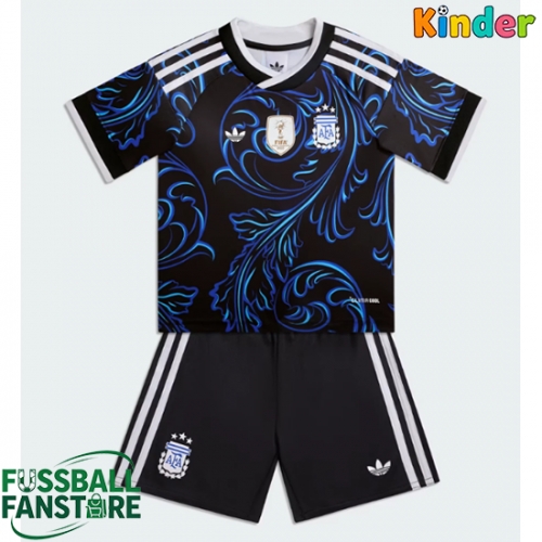 Argentinien Replik Auswärtstrikot Kinder WM 2026 Kurzarm (+ Kurze Hosen)